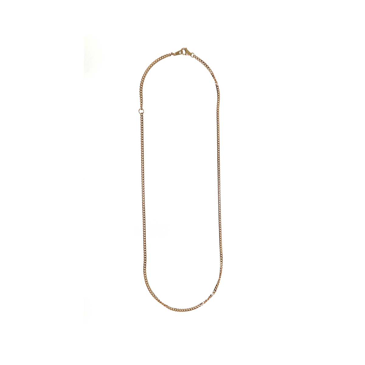 Yellow Gold Curb Chain - 40cm