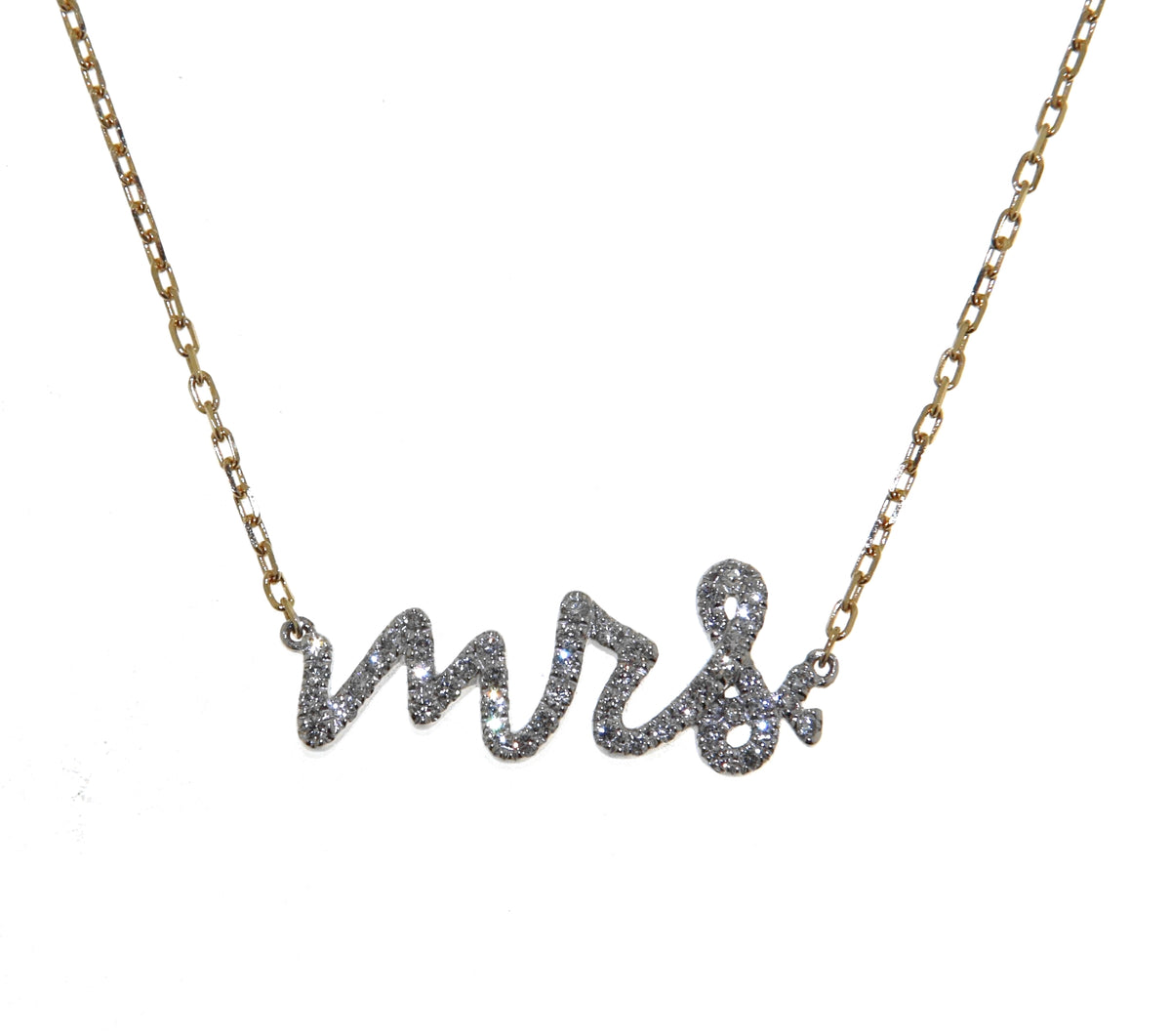 'Mrs' Diamond Necklace