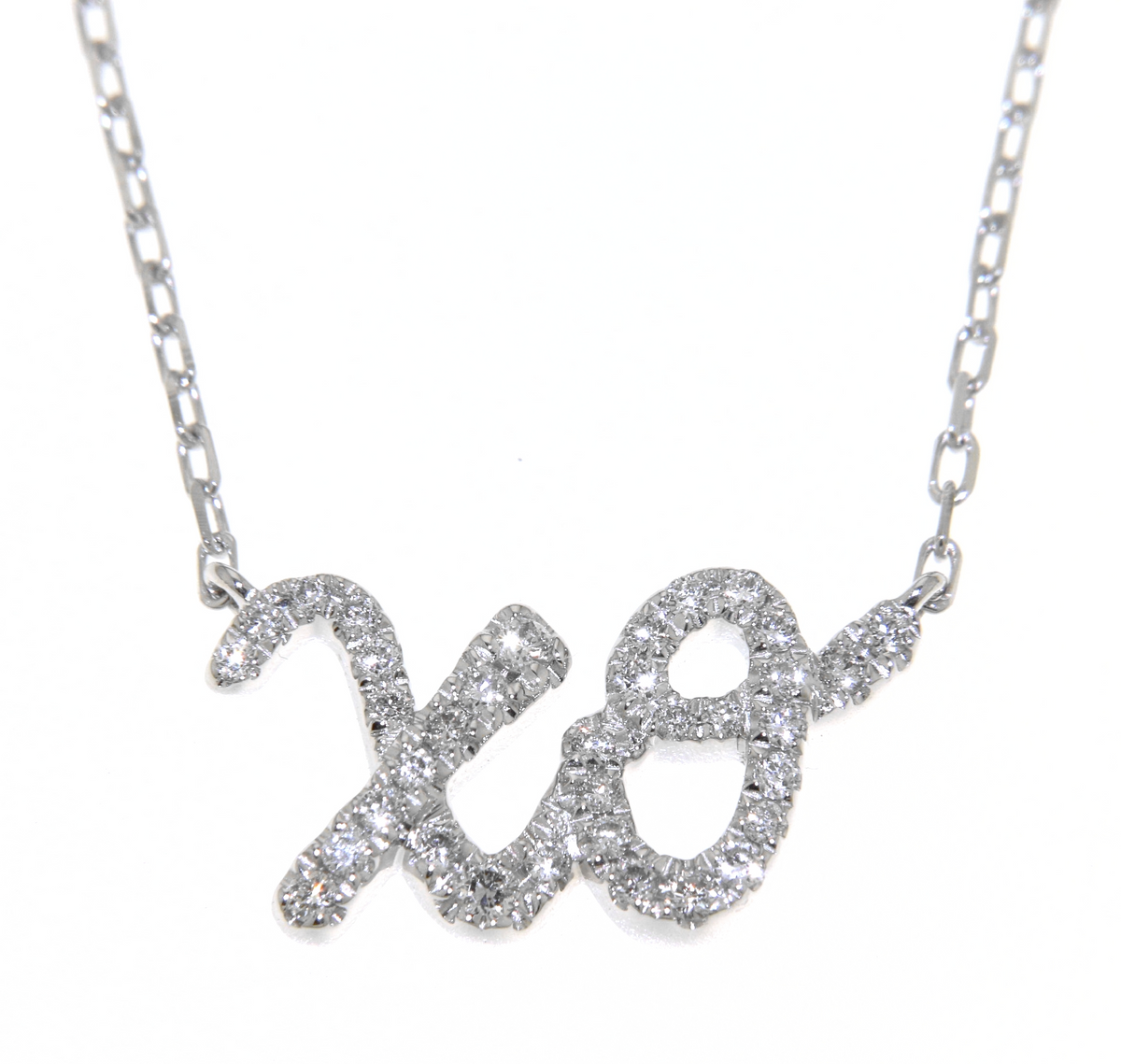 Xoxo necklace on sale white gold