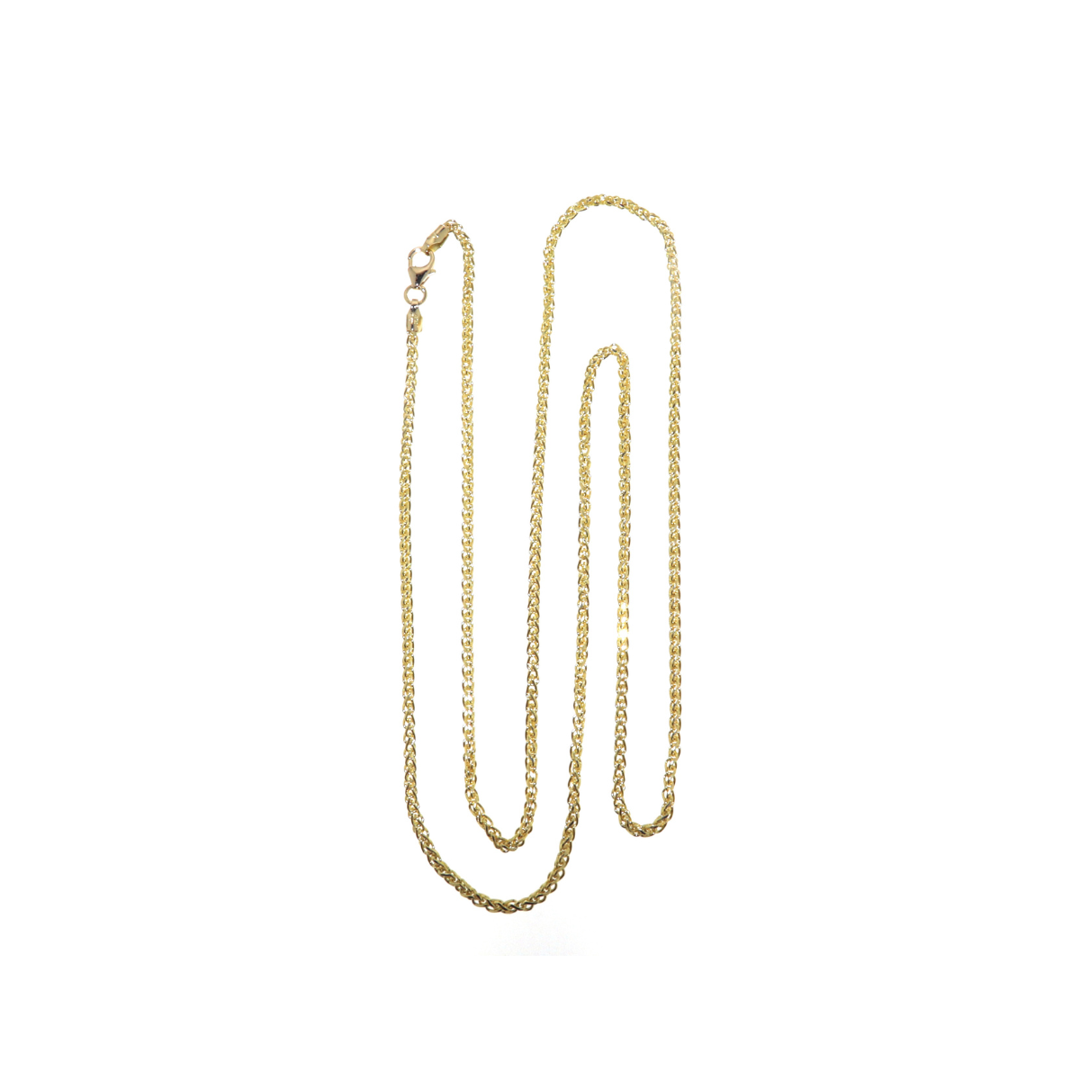 Yellow Gold Rope Chain - 60cm