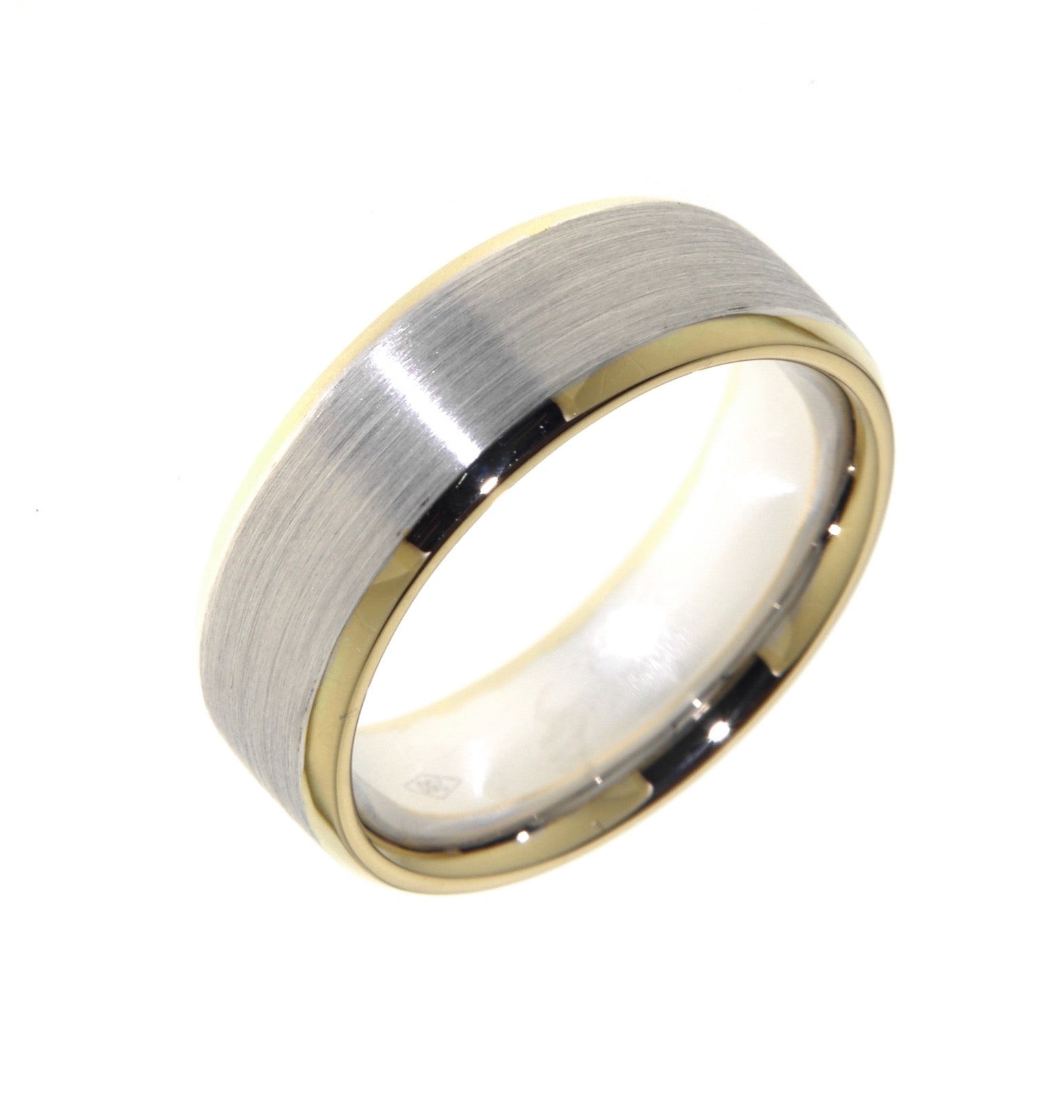 Two Tone Wedding Band